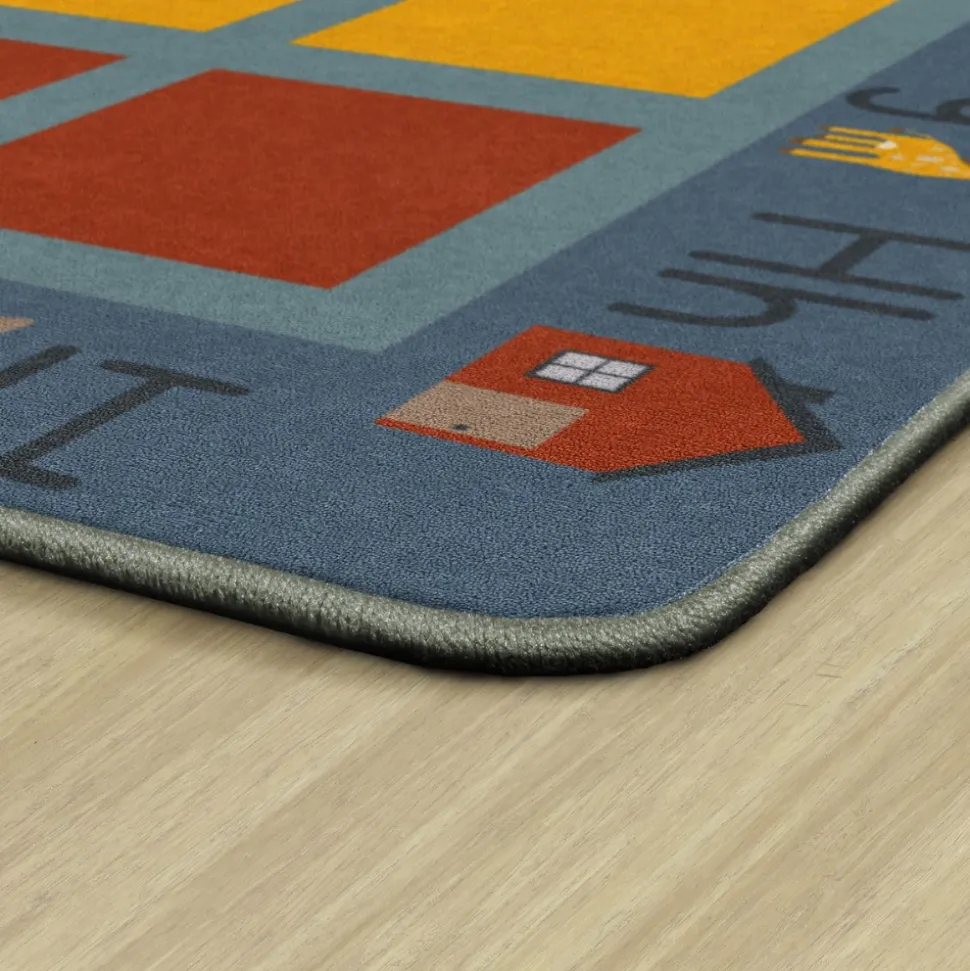 ABC Natural Phonics Seating Carpet 8'4" x 12' Rectangle