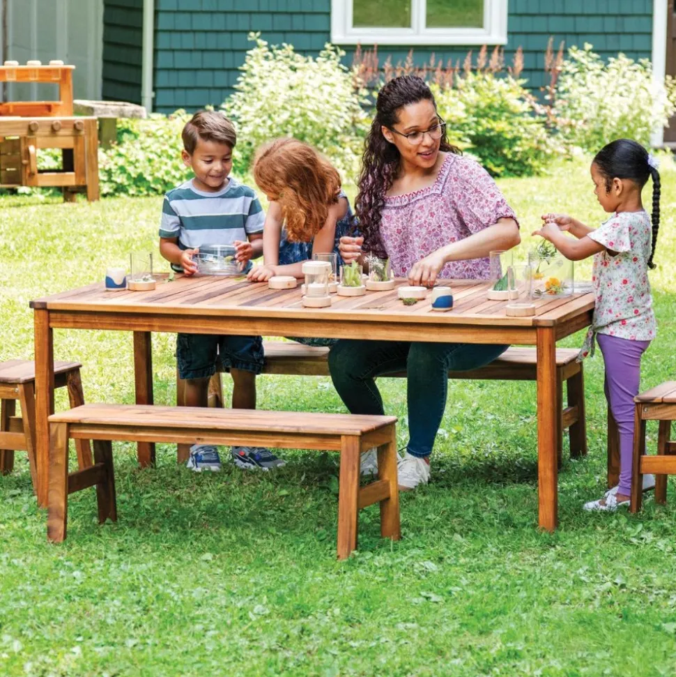Acadia Outdoor Long Table 30" x 60" (Ready to Assemble)