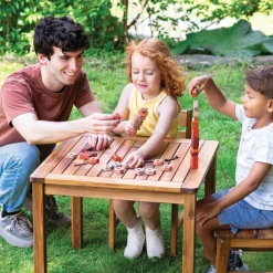Acadia Outdoor Table and Chair Set (Ready to Assemble)