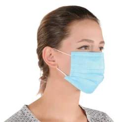 Adult 3-Ply Face Mask Blue Set of 50