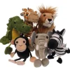 African Animals Finger Puppets Set of 6