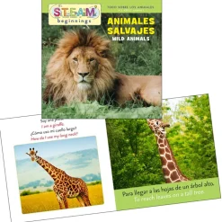 All About Animals Bilingual Board Books Set of 4