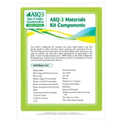 ASQ-3® Kit Components