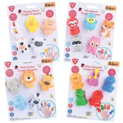 Assorted Animal Finger Puppets Set of 20