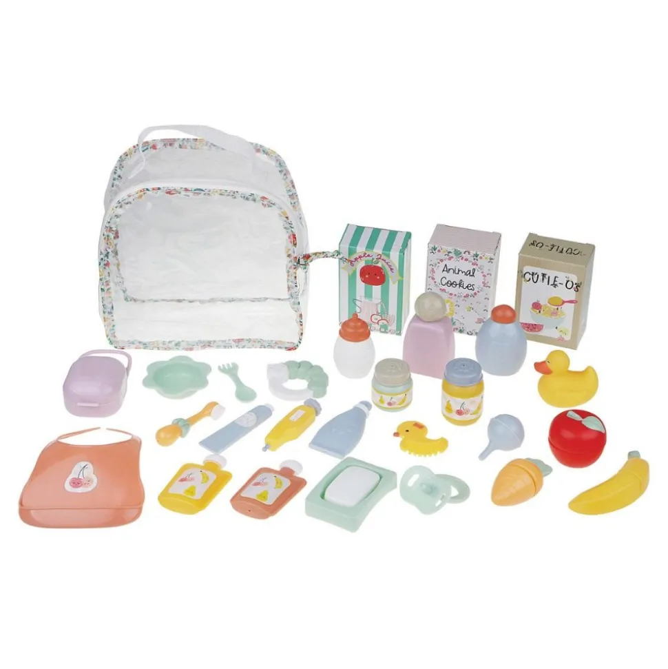 Baby Doll Accessory Backpack Set 29 Pieces