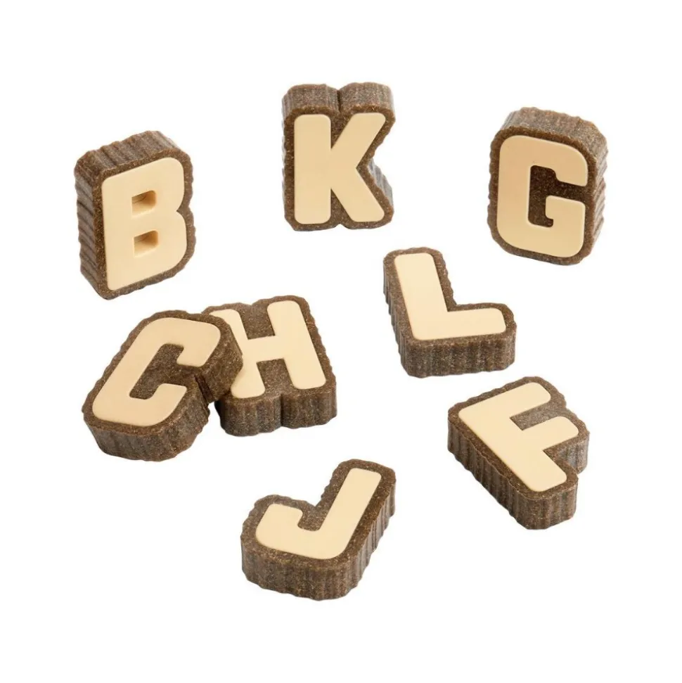 Bark Block Alphabet Letters 36 Pieces