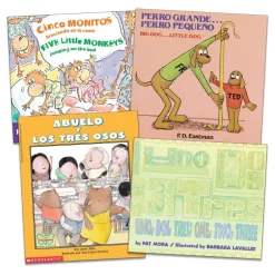 Bilingual Math Books Set of 4