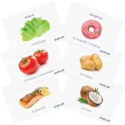 Bilingual Photo Food Cards 90 Pieces