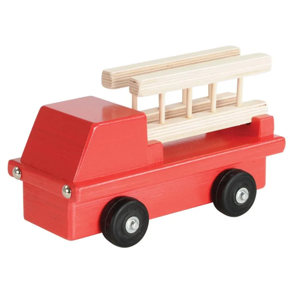 Birch and Maple Wooden Fire Truck
