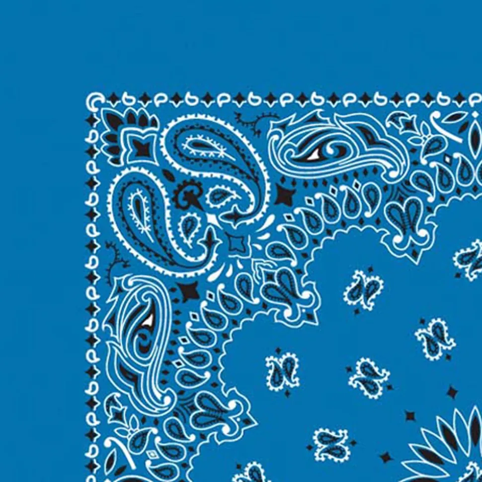 Blue Bandana Set of 10
