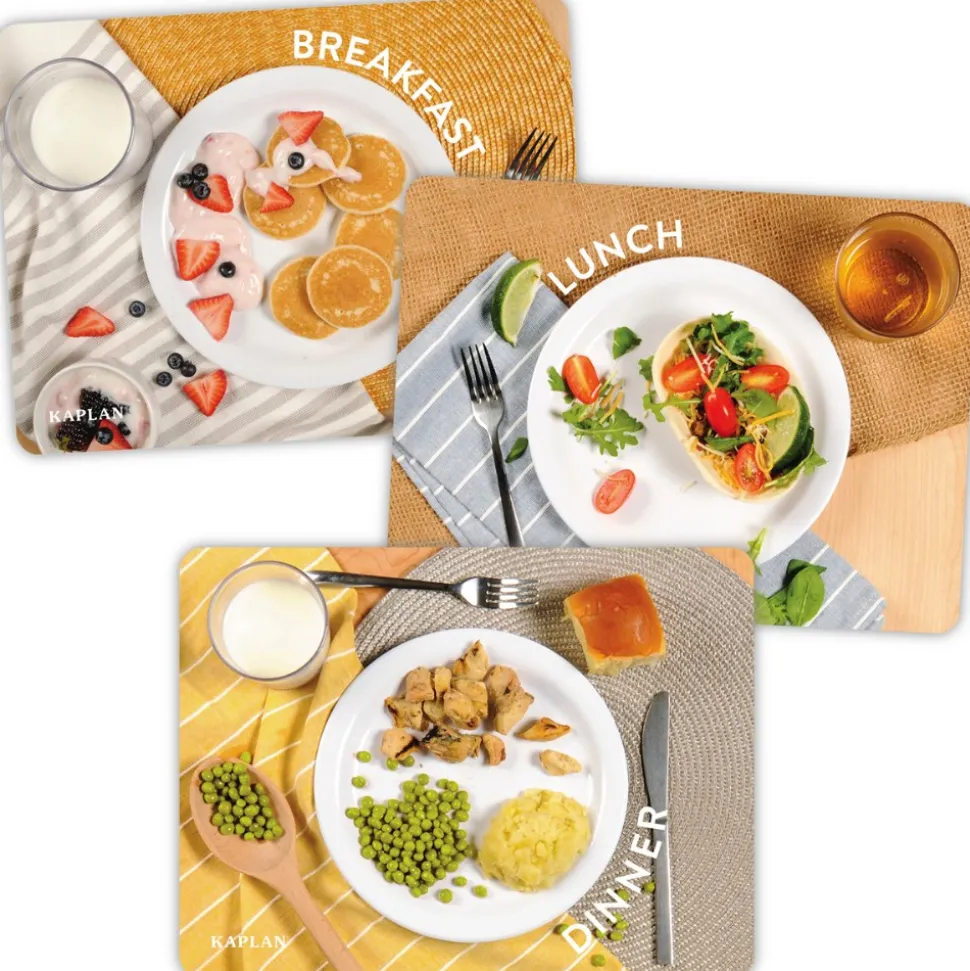 Breakfast, Lunch, and Dinner Meal Puzzles Set of 3