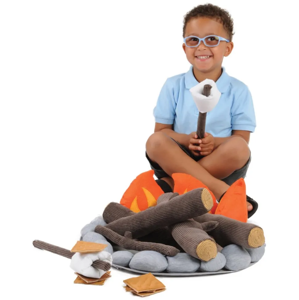 Campout Campfire and S'Mores Soft Toy Camp Set