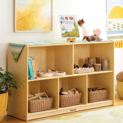 Carolina Birch Plywood 5-Compartment Storage Unit 30