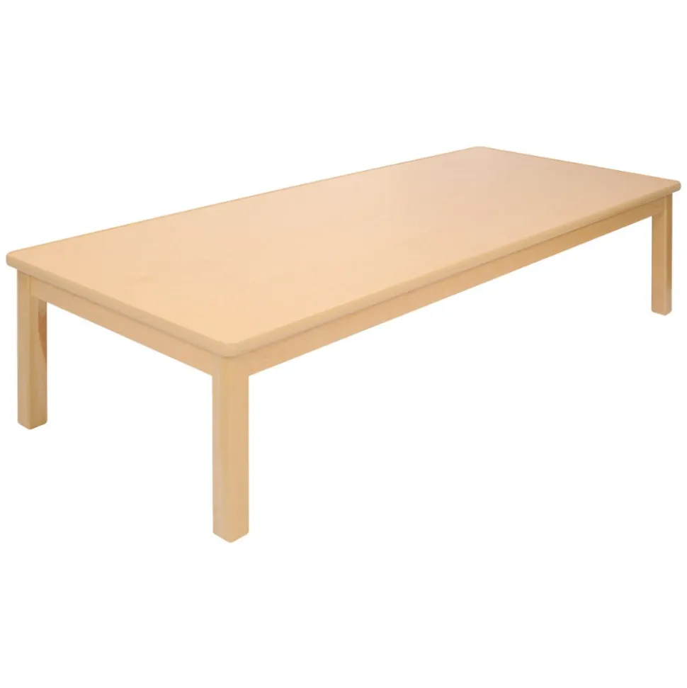 Carolina Birch Rectangle Table 24" x 60" With Varied Leg Heights Seats 8