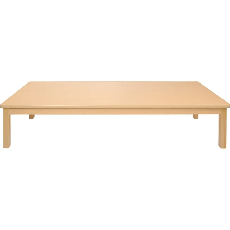Carolina Birch Rectangle Table 24" x 60" With Varied Leg Heights Seats 8