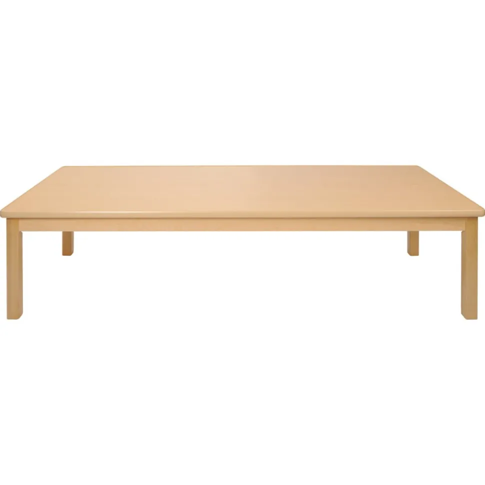 Carolina Birch Rectangle Table 24" x 60" With Varied Leg Heights Seats 8
