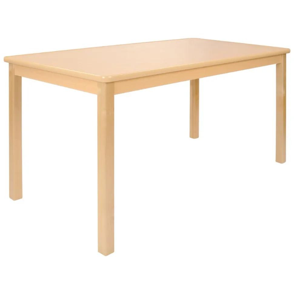 Carolina Laminate 24" x 48" Rectangle Table in Varied Heights Seats 6
