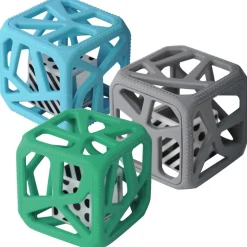 Chew Cubes™ Teether Rattle Set of 3