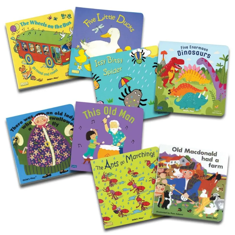 Classic Rhythms and Rhymes Board Books Set of 8