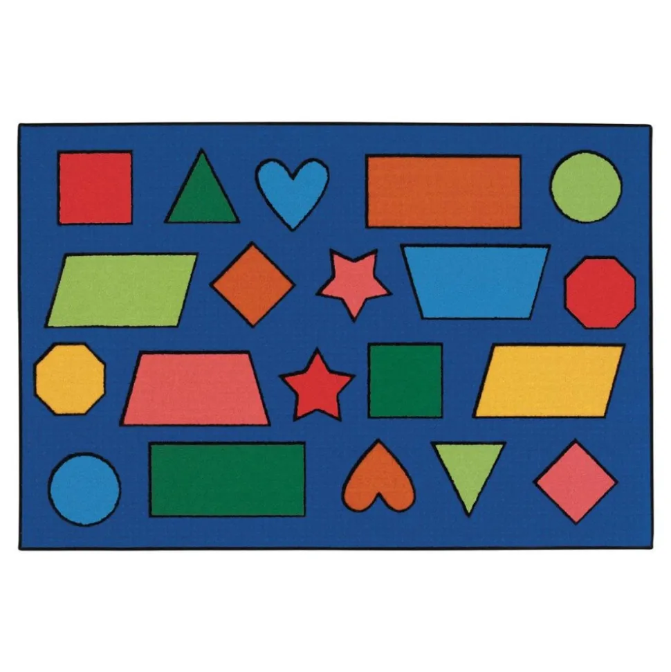Color Shapes KID$ Value Rug 4' x 6' Rectangle