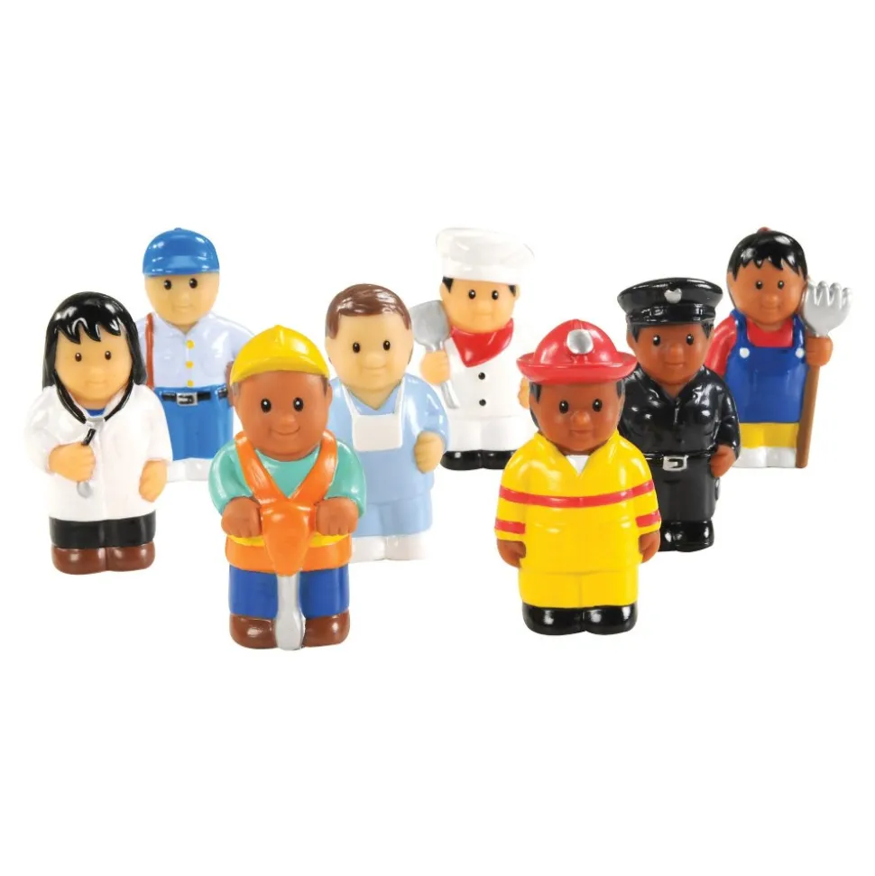 Community Workers 3" Tall 8 Pieces
