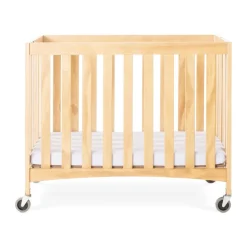 Compact Wood Folding Crib