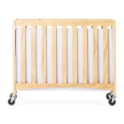 Compact Wood Folding Crib