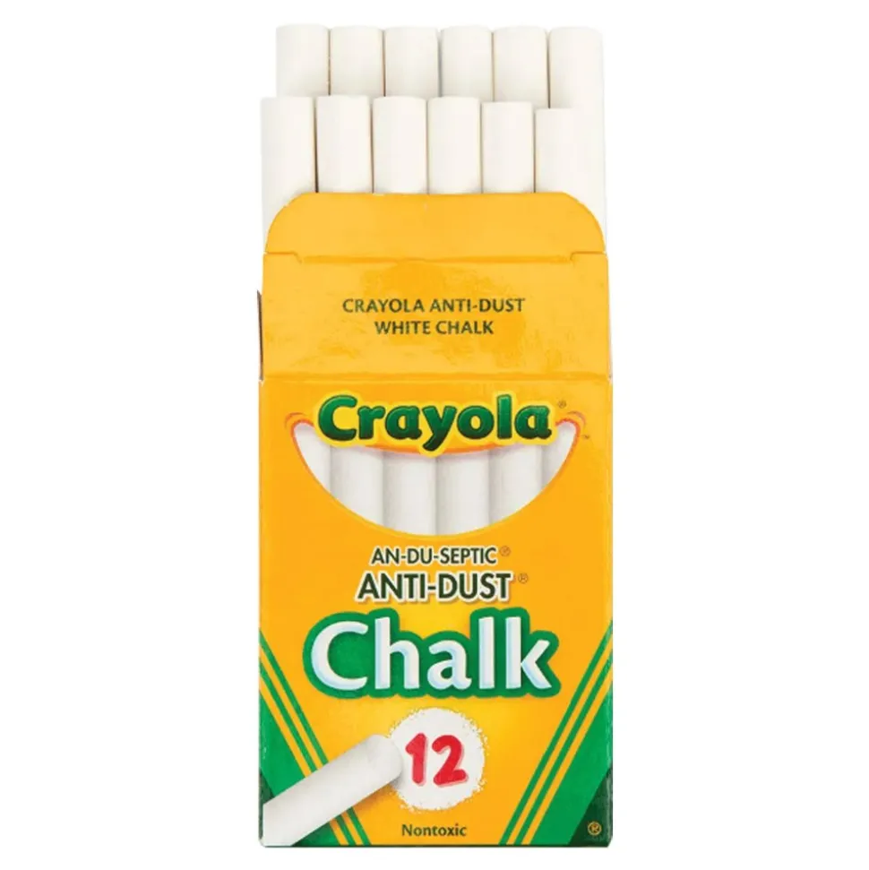Crayola® 12-Pack White Chalk 12 boxes