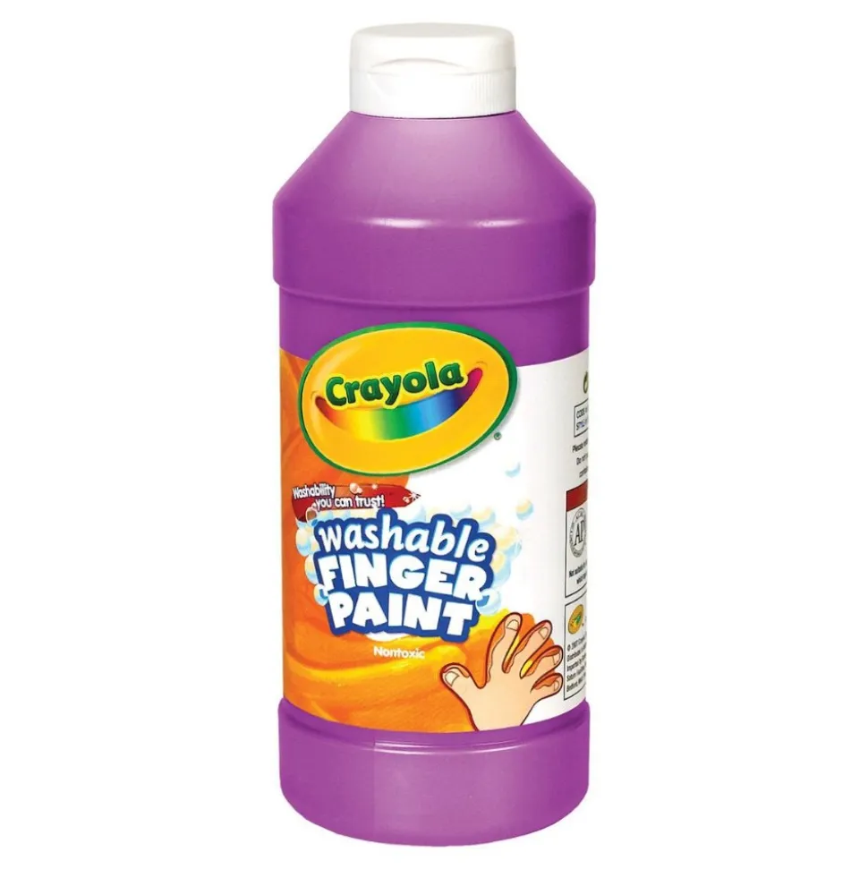 Crayola® Washable Bright Color Non-Toxic Finger Paint 16 oz.