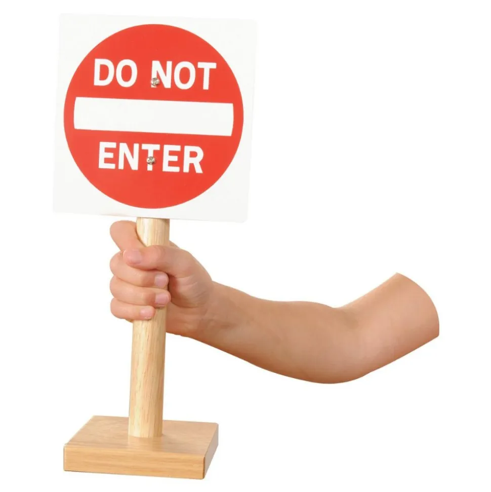 Deluxe International Traffic Signs with Wooden Bases