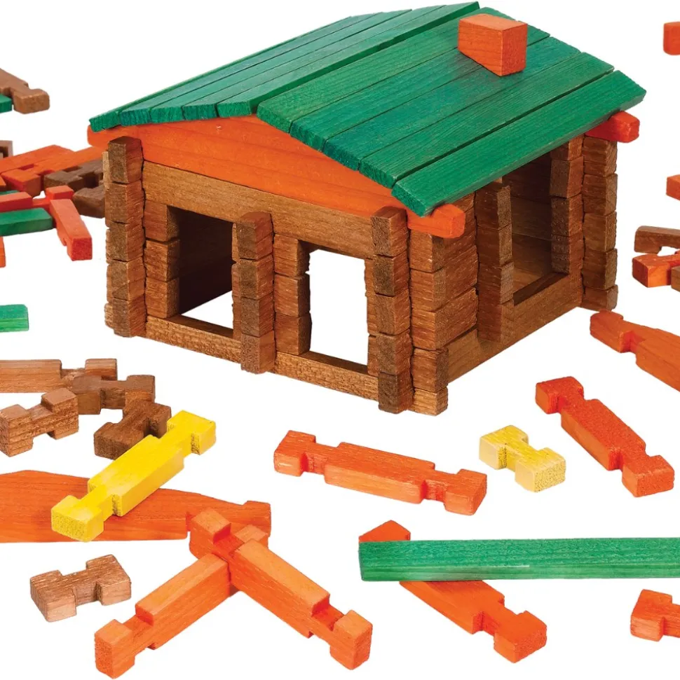 Deluxe Log Building Set 250 Pieces