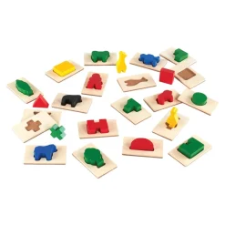 3D Feel & Find Shapes and Tile Matching Toy 40 Pieces
