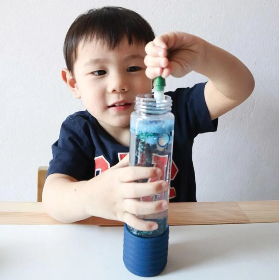 DIY Calm Down Sensory Bottles Set of 2