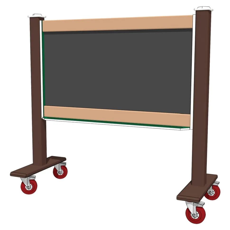 Double-Sided Magnetic Outdoor Chalkboard