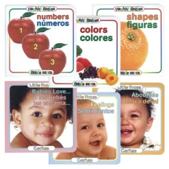 Early Concepts Bilingual Board Books Set of 6