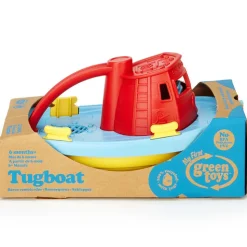 Eco-Friendly Floating Red Tug Boat