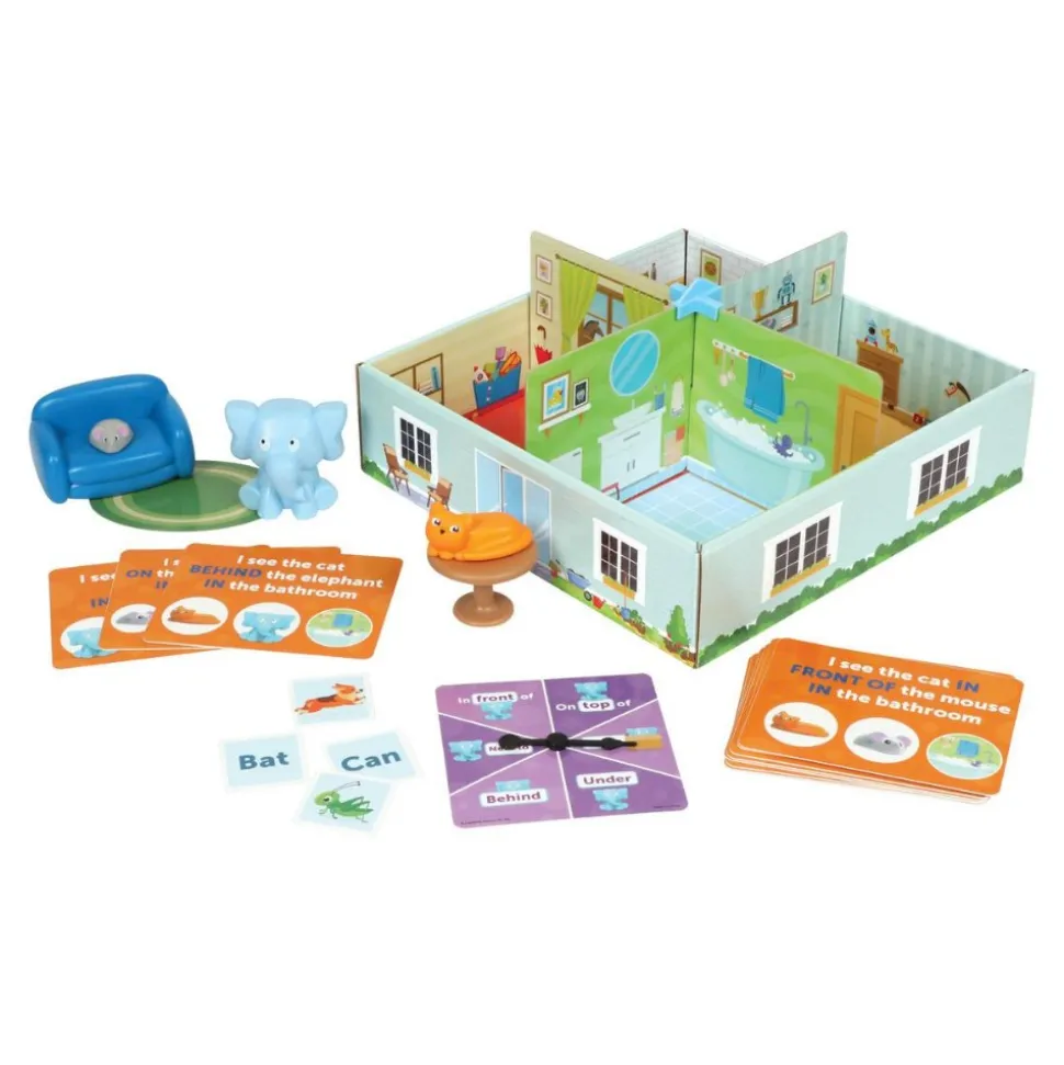 Elephant in the Room Positional Words Activity Set