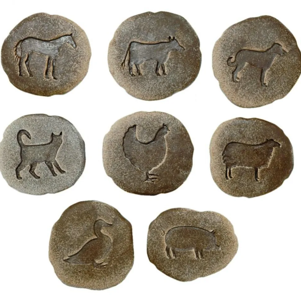 Farmyard Footprints™ Stones Set of 8
