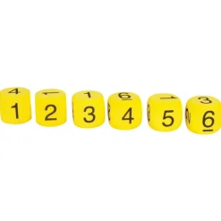 2" Foam Dice 6 Piece Sets