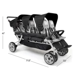 Gaggle® Jamboree 6 Seat Stroller and Cover