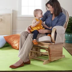 Gentle Glider with Fabric Cushions