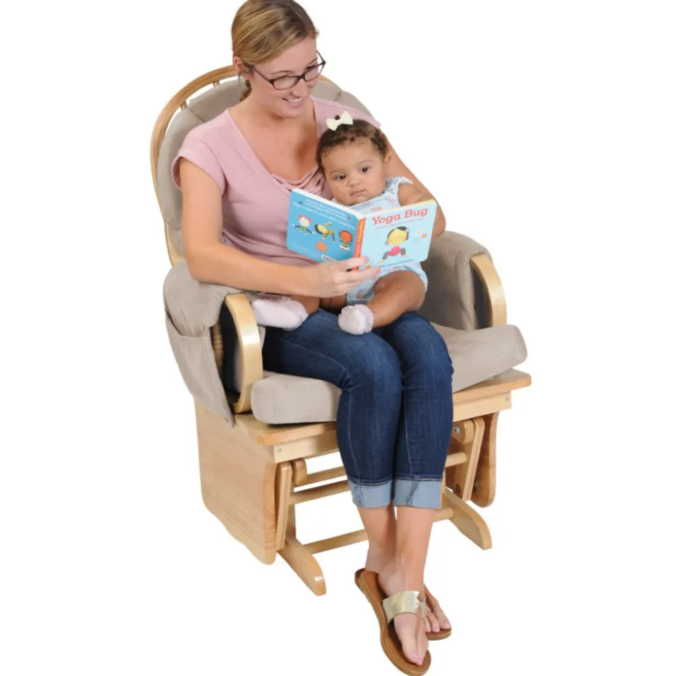 Gentle Glider with Fabric Cushions