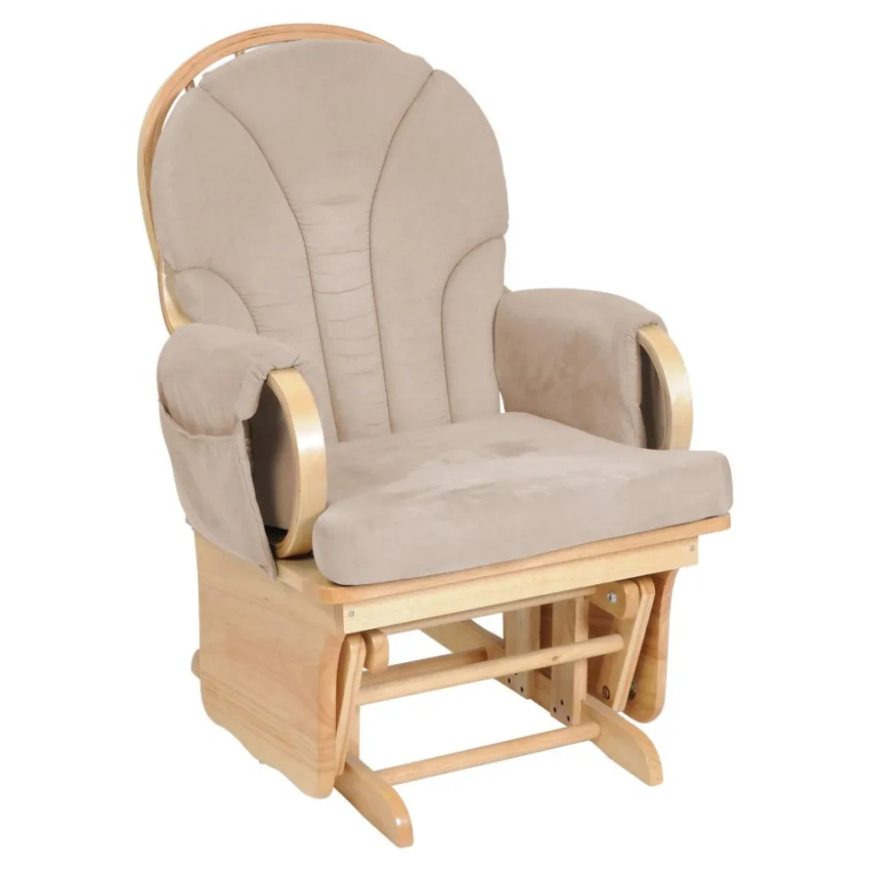 Gentle Glider with Fabric Cushions