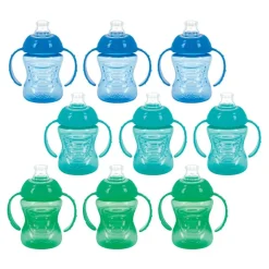 Grip N' Sip Soft Spout Trainer Cups Set of 9