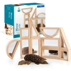 Hardwood Mirror Block Set 10 Pieces