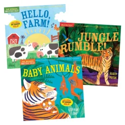 Indestructibles Wordless Animal Books Set of 3