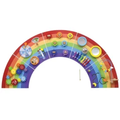 Interactive Rainbow Activity Wall Panels