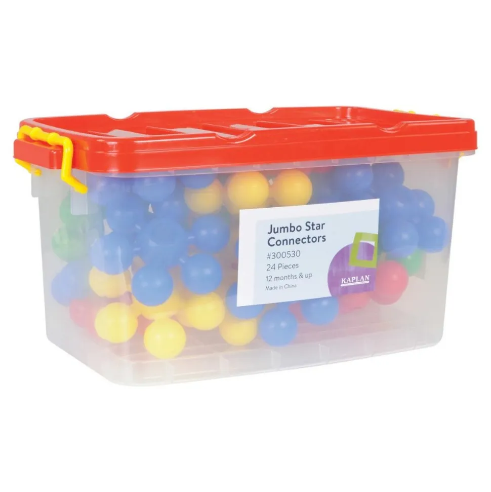 Jumbo Star Connectors Manipulative Set 24 Pieces