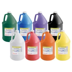 Kaplan Washable Tempera Paint Gallon Assortment