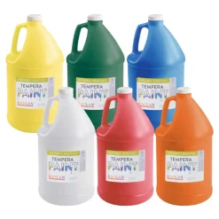 Kaplan Washable Tempera Paint Gallon Assortment